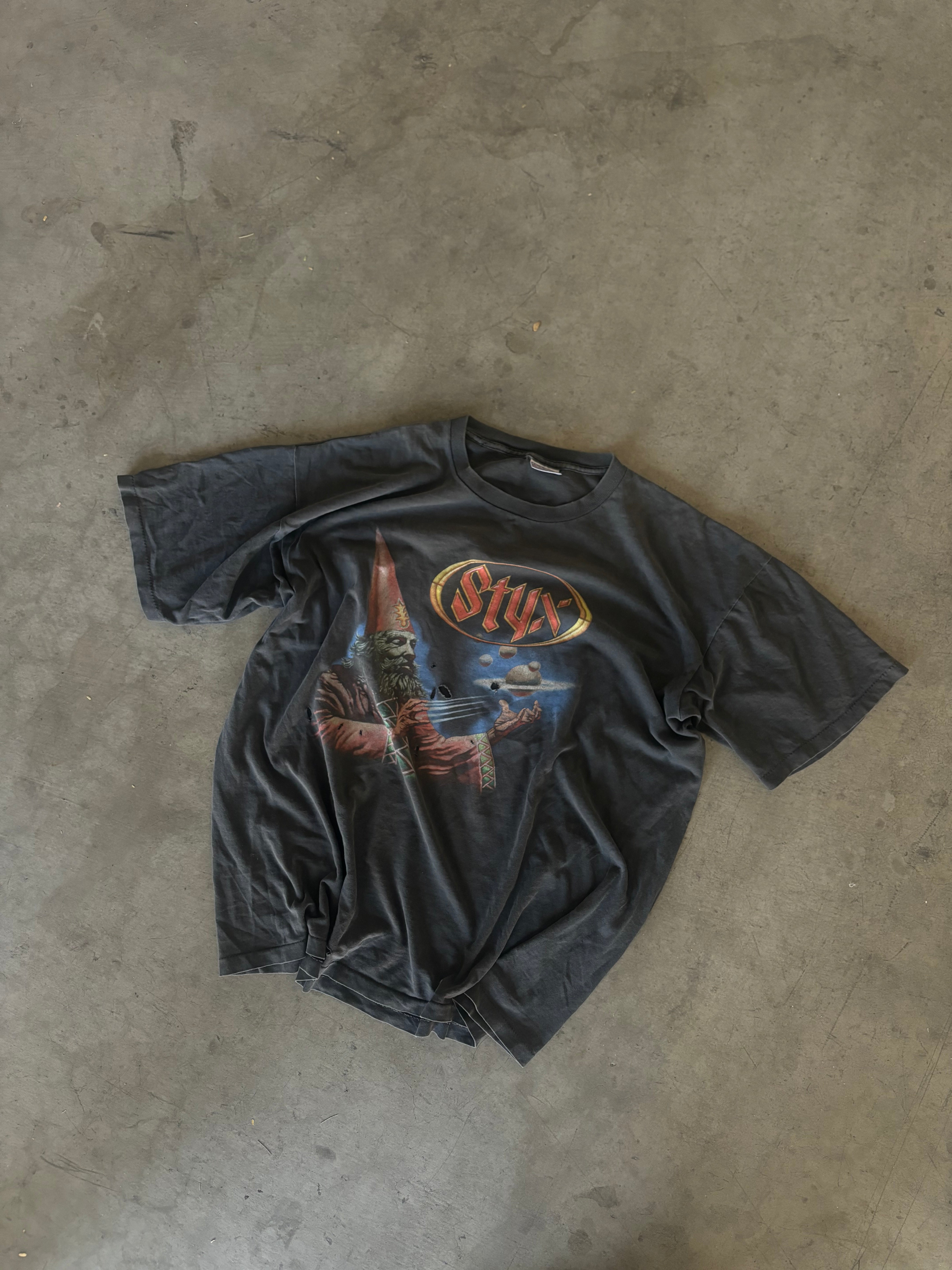 2002 DISTRESSED STYX TOUR TEE